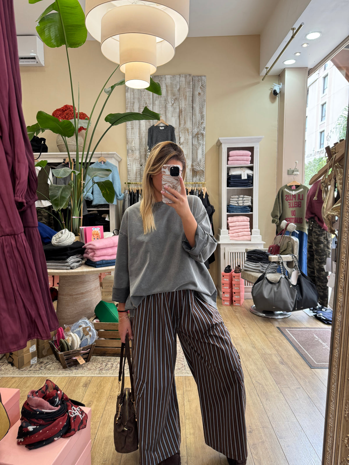 Pantalon Nina Bleu