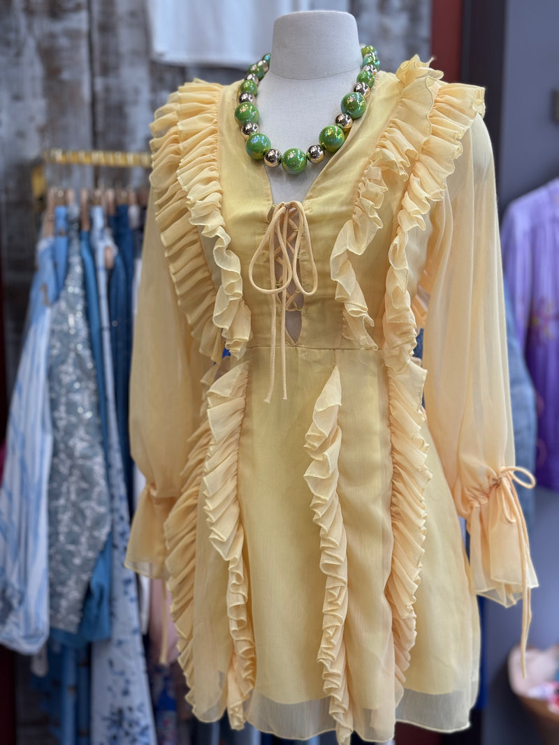 Robe Tina jaune