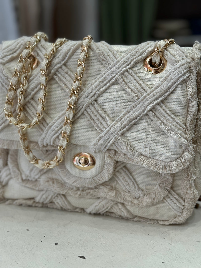 sac beige coton auren