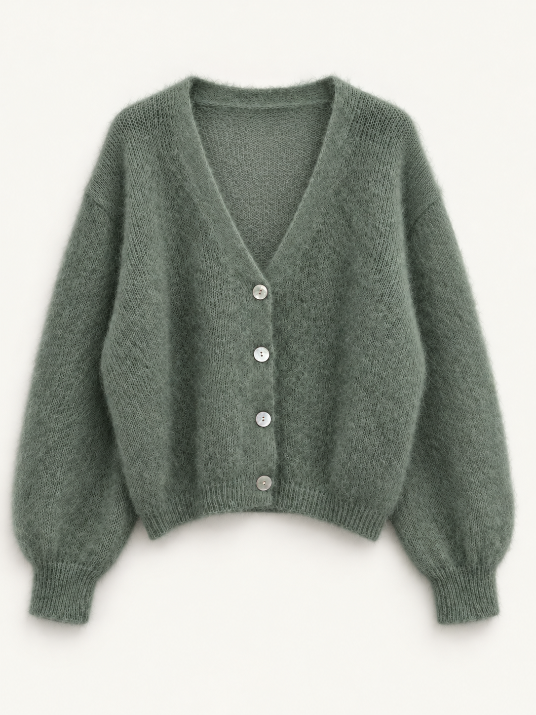 Cardigan Malia -Militaire