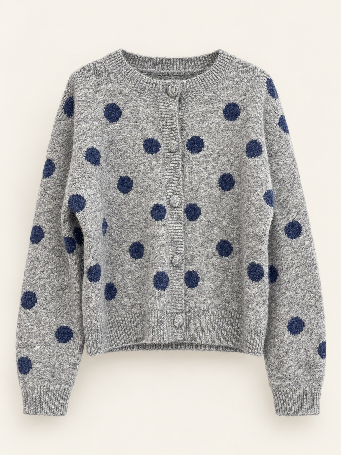 Cardigan Sophie - Bleu / Gris