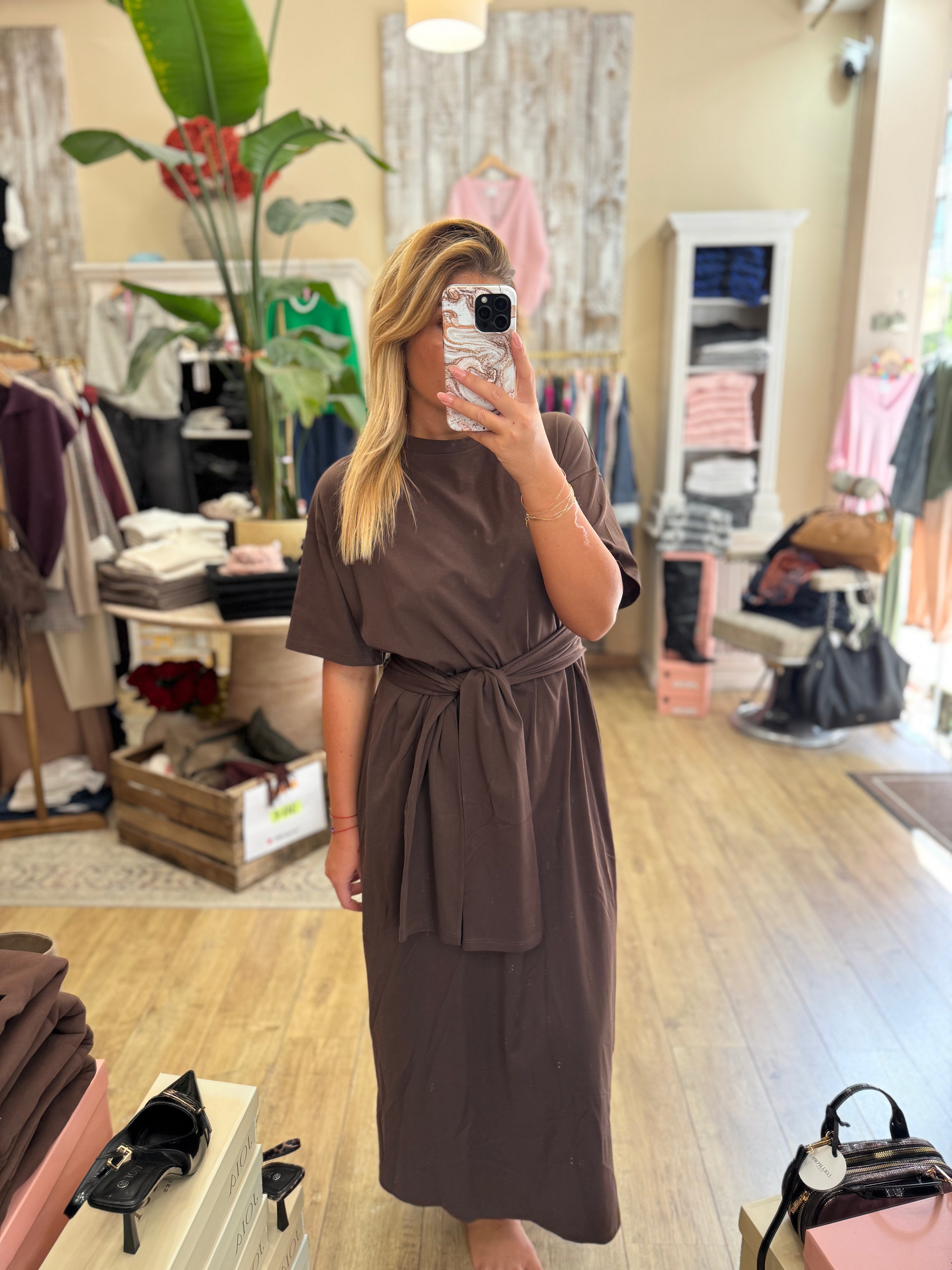 Robe coco marron